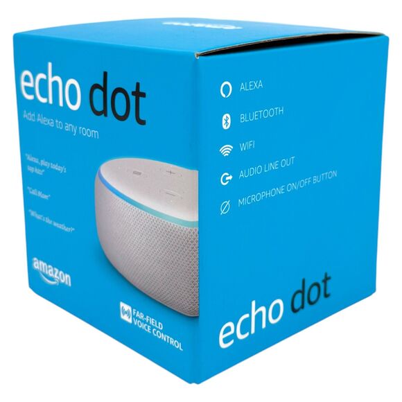 NEW Sealed Amazon Echo Dot 3rd Generation Sandstone - Picture 3 of 11